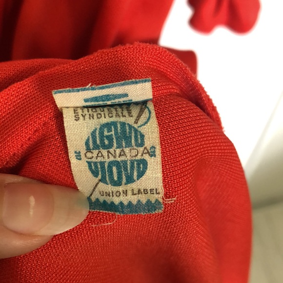 Vintage union made holiday dress - Picture 7 of 7